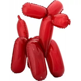 Fóliový balón s červeným psom 48 cm