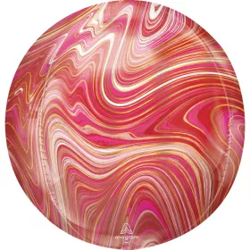 Bunter runder Folienballon, 40 cm