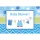 Einladungsset zur Babyparty für Jungen (8 Stück)