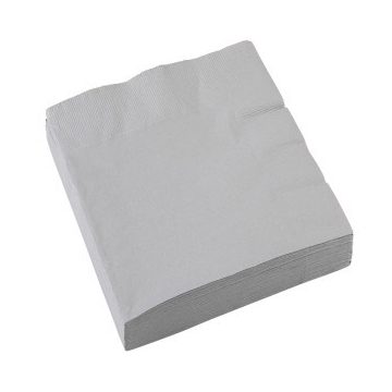 Ezüst Silver szalvéta 20 db-os 33x33 cm
