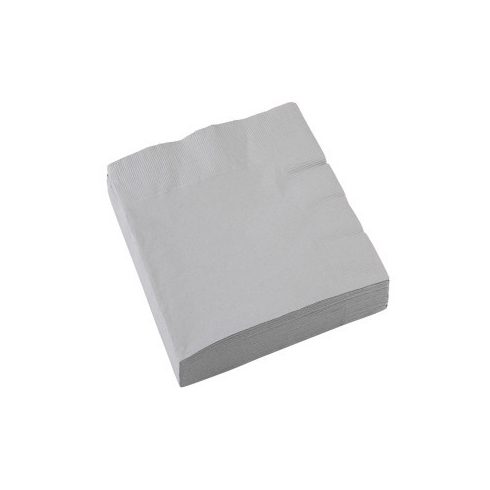 Ezüst Silver szalvéta 20 db-os 33x33 cm