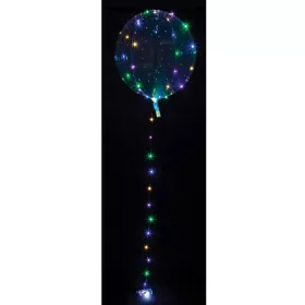 Šareni kristalni LED balon, prozirni
