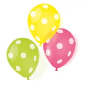 Balon s točkicama, 6 komada, 22,8 cm