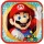Super Mario Pilzwelt Pappteller, 8 Stück, 23 cm