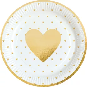 Love Everyday Pappteller, 8 Stück, 23 cm