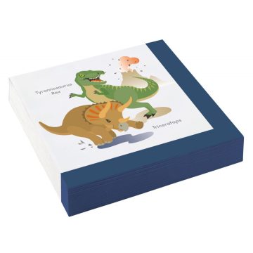 Dinoszaurusz Happy szalvéta 20 db-os 33x33 cm