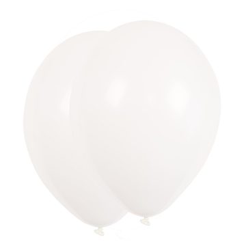   Fehér Crystal Clear léggömb, lufi 10 db-os 11 inch (27,5 cm)