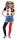 Kostým Harley Quinn Crazy pre 10-12 rokov