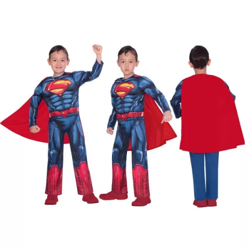 Superman Man of Steel Kostüm 3-4 Jahre
