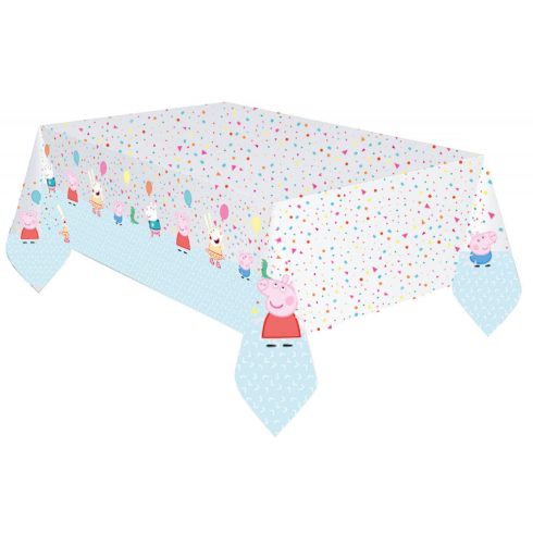 Peppa malac Confetti műanyag asztalterítő 120x180 cm