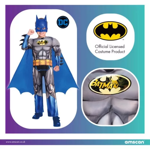 Batman-Kostüm (Caped Crusader) für 3-4 Jahre