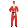 Červený kostým pre dospelých Santa Clausa, veľkosť M/L