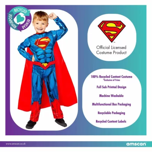 Superman Sky Defender Kostüm 10-12 Jahre