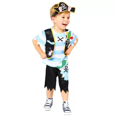 Kostým piráta Prasiatka Peppy 3-4 roky