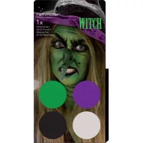 Hexen-Halloween-Gesichtsbemalung, Make-up-Set
