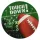 American Football Touchdown Pappteller, 8 Stück, 23 cm