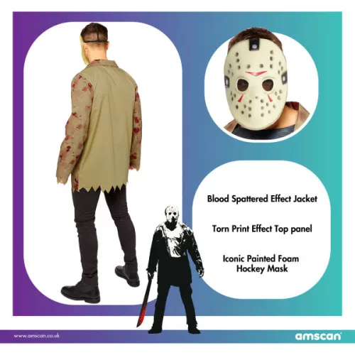 Kostým pre dospelých Jason Scary, veľkosť M/L
