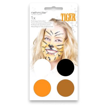 Tigris arcfesték, smink szett