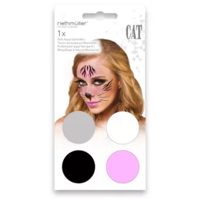 Halloween-Schminkset mit Katzenmotiv