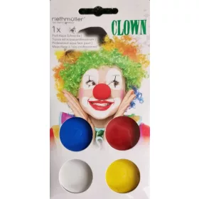 Halloween-Clown-Gesichtsbemalung, Make-up-Set