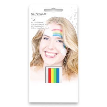 Szivárvány arcfestő készlet
