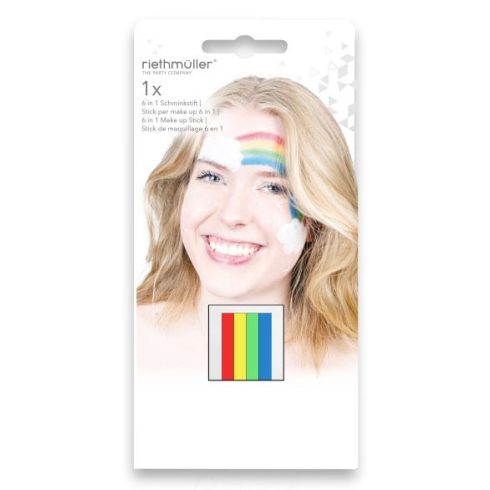 Szivárvány arcfestő készlet