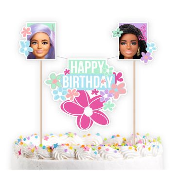 Barbie Sweet Life torta dekoráció 26 cm