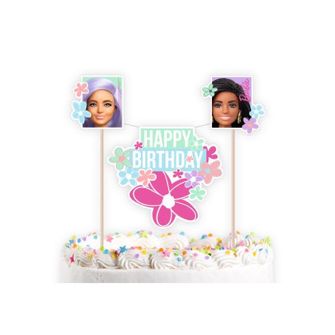 Barbie Sweet Life torta dekoráció 26 cm