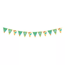 Sommer-Surf-Party-Papierflaggengirlande 400 cm
