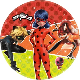   Die Abenteuer von Ladybug und Cat Noir Kwami Pappteller 8 Stück 23 cm