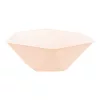 Peach Vert Decor sechseckige, tiefe Teller, 6er-Set, 15,8 cm