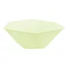 Grünes Vert Decor sechseckiges tiefes Teller-Set, 6-teilig, 15,8 cm
