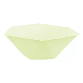   Grünes Vert Decor sechseckiges tiefes Teller-Set, 6-teilig, 15,8 cm