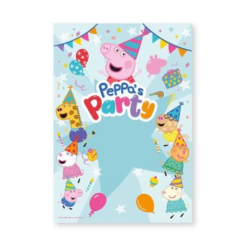 Peppa malac Celebration Backdrop háttérfüggöny 2 m