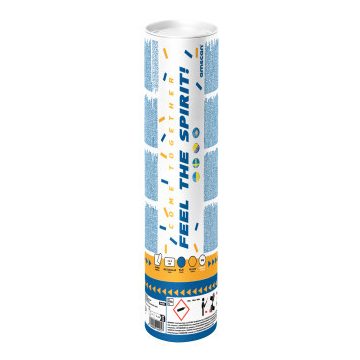 Színes Sárga Kék Yellow/Blue konfetti kilövő