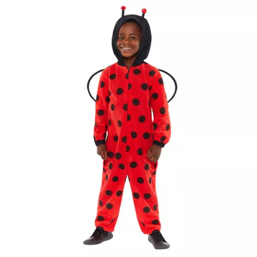 Marienkäfer-Kostüm Rot, 3-4 Jahre