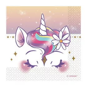 Servietten „Einhornträume“, 16 Stück, 33 x 33 cm