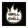 Grill & Chill Crne salvete 16 kom 33x33 cm