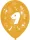 Balón k narodeninám s 9 stuhami, 8 kusov s priemerom 10 palcov (25,4 cm)
