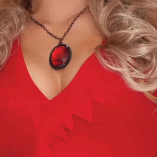 Kostým pre dospelých Diabolská horúca červená veľkosť M/L