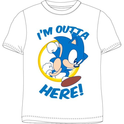 Sonic a sündisznó Here gyerek rövid póló, felső 104 cm