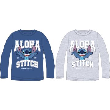   Disney Lilo és Stitch, A csillagkutya Athletic gyerek hosszú póló, felső 3 - 8 év / 98 - 128 cm