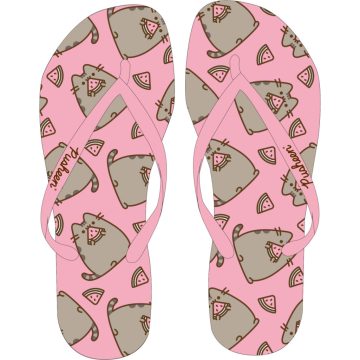 Pusheen Pink gyerek papucs, Flip-Flop 25-34
