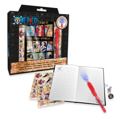 One Piece napló + mágikus toll szett