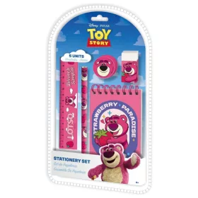   Sada písacích potrieb Disney Toy Wars Lotso Strawberry, 5 dielov