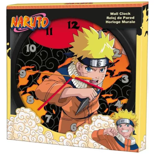 Naruto Feuer-Wanduhr 25 cm