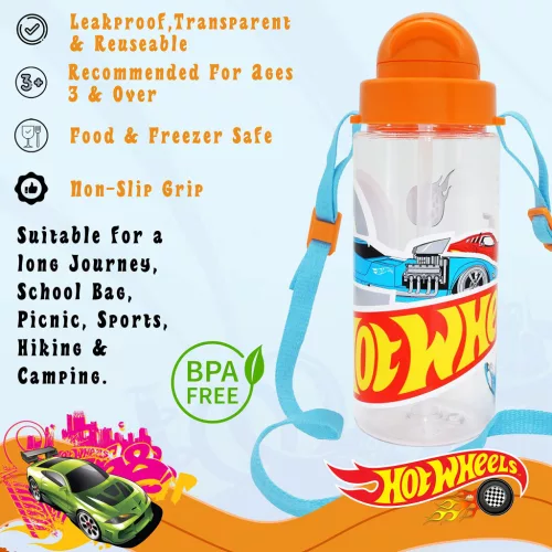 Hot Wheels Rennflasche aus Tritan-Kunststoff, 500 ml