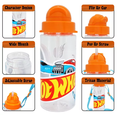 Hot Wheels Rennflasche aus Tritan-Kunststoff, 500 ml