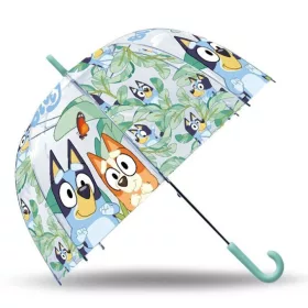 Transparenter Kinderregenschirm Bluey Jungle, Ø 70 cm