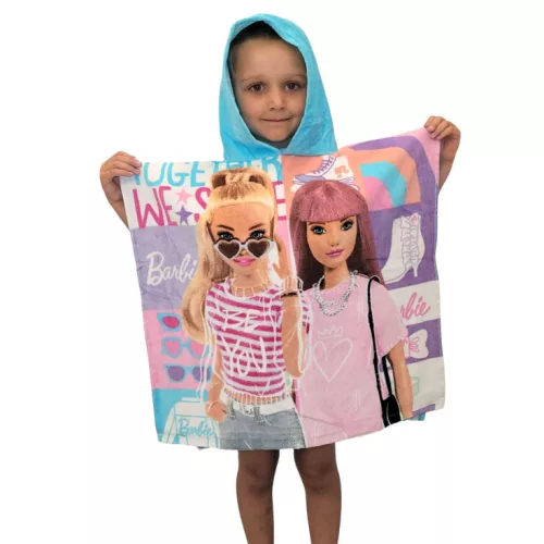 Barbie Together Strandtuch-Poncho 60x120 cm